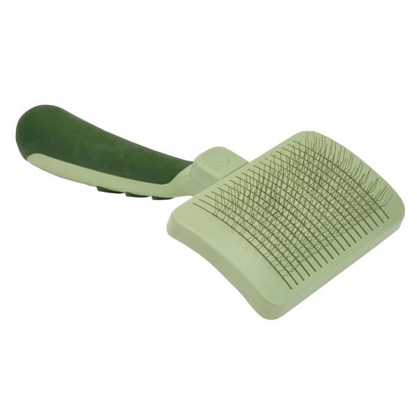 - Cat Self-Cleaning Slicker Brush - Cat Grooming Supplies